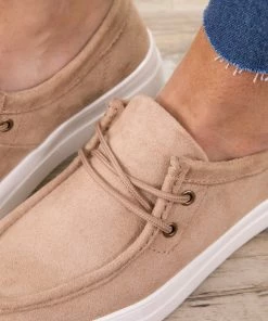 Fortune Dynamic Taupe Lace Up Slip On Shoes