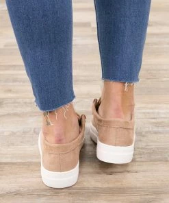 Fortune Dynamic Taupe Lace Up Slip On Shoes