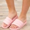 Fortune Dynamic Baby Pink Slip On Pool Slide Shoes
