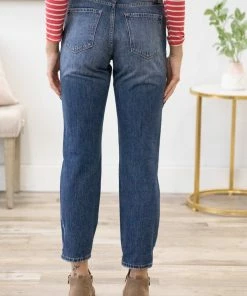 Kancan Distressed Straight Fit Jean Bottoms 8 Kancan Distressed Straight Fit Jean Bottoms