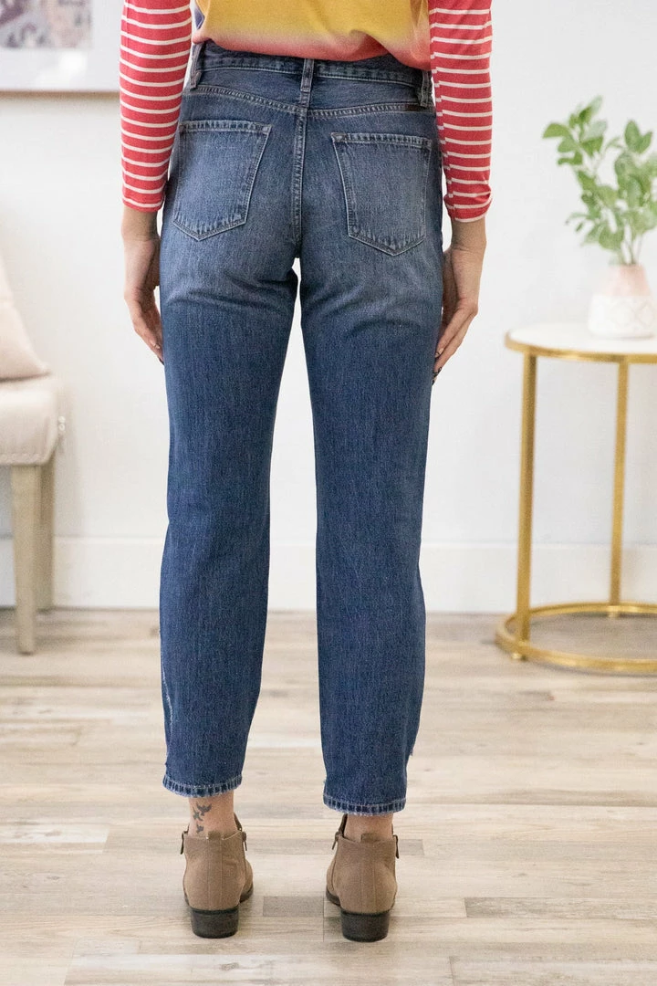 Kancan Distressed Straight Fit Jean Bottoms 5 Kancan Distressed Straight Fit Jean Bottoms