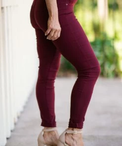 YMI Wine Hyperstretch Pants Bottoms