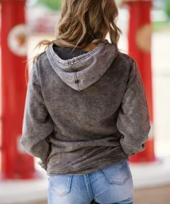 Qualified Apparel Charcoal Created For More Graphic Hoodie SWEATSHIRTS & HOODIES