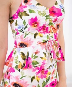 Coral Reef Swim Hot Pink Multicolor Floral Swim Top Best Sellers 11 Coral Reef Swim Hot Pink Multicolor Floral Swim Top Best Sellers