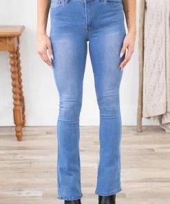 YMI Medium Wash Flare Jeans