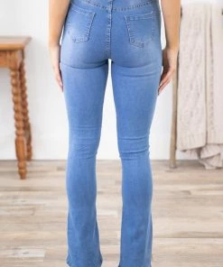 YMI Medium Wash Flare Jeans