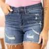 Judy Blue Jeans Bottoms Judy Blue Bleach Splatter Distressed Shorts