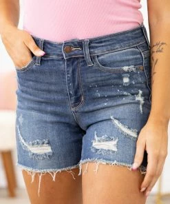Judy Blue Jeans Bottoms Judy Blue Bleach Splatter Distressed Shorts