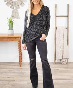 YMI Jeanwear YMI Black Bootcut Distressed Knee Jeans 9 YMI Jeanwear YMI Black Bootcut Distressed Knee Jeans