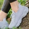 Legend Footwear Light Grey Knit Sneakers
