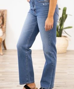 Cello High Rise Relaxed Fit Dad Jeans Bottoms
