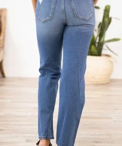 Cello High Rise Relaxed Fit Dad Jeans Bottoms