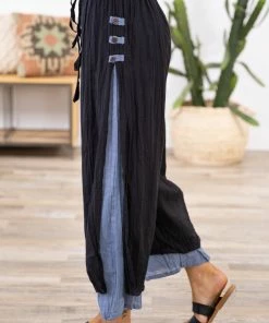 Touch USA Bottoms Graphite Pull On Pants