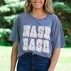 Zutter Grey Washed Nash Bash Graphic Tee