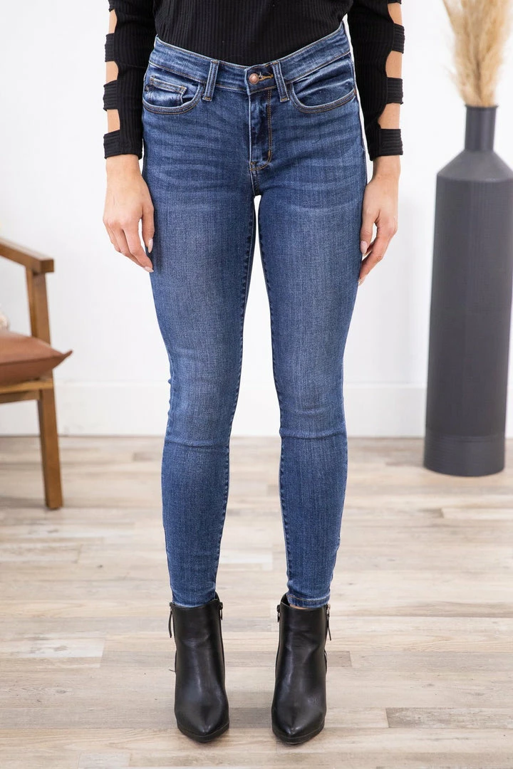 Judy Blue Jeans Judy Blue Medium Wash Skinny Jeans Bottoms 3 Judy Blue Jeans Judy Blue Medium Wash Skinny Jeans Bottoms