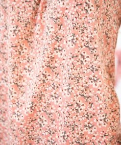 PS KATE Salmon Ditsy Floral Print Tank