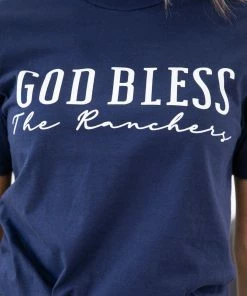 Fox & Owl Navy Bless The Ranchers Graphic Tee 11 Fox & Owl Navy Bless The Ranchers Graphic Tee