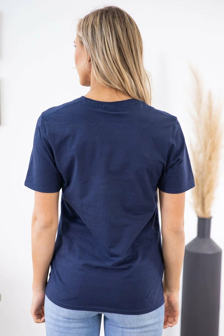 Fox & Owl Navy Bless The Ranchers Graphic Tee 6 Fox & Owl Navy Bless The Ranchers Graphic Tee