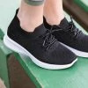 Forever Link Black And White Knit Sneakers