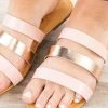 JP Original Corp Pink Three Strap Sandal 1 JP Original Corp Pink Three Strap Sandal