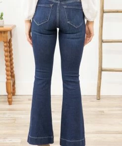 Bottoms Kancan Dark Wash High Rise Flare Jeans 8 Bottoms Kancan Dark Wash High Rise Flare Jeans