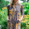 Honey Me Mustard Multicolor Paisley Print Dress Dresses