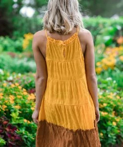 Solution Orange And Cinnamon Colorblock Dress 9 Solution Orange And Cinnamon Colorblock Dress