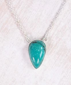 Shaurya International Turquoise Rose Quartz Necklace Accessories