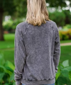 L&B Graphite Acid Wash Sweatshirt Tops 7 L&B Graphite Acid Wash Sweatshirt Tops