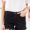 YMI Black Dream Fit Fray Hem Shorts 1 YMI Black Dream Fit Fray Hem Shorts