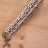 The Jewelry Junkie Accessories Tan Mini Leopard Print Leather Keychain