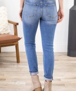 Sneak Peek Jeans With Knee Distressing