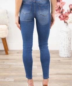 YMI Jeanwear Bottoms YMI Light Wash High Rise Skinny Jeans
