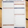 Boom Daily Planners White Multicolor Planning Note Pad