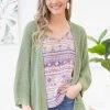 Staccato LONG SLEEVES Sage Lightweight Cardigan