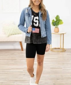 Alba Apparel Black Bike Shorts Bottoms