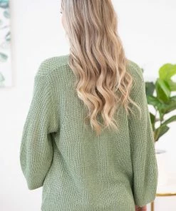 Staccato LONG SLEEVES Sage Lightweight Cardigan