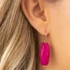 Filly Flair Accessories Magenta Pendant Earrings