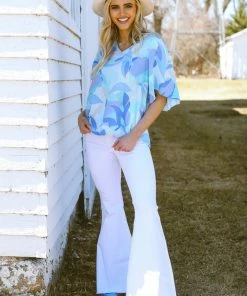 Hammer Collection White High Rise Flare Jeans Bottoms