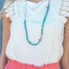 Isac Trading Turquoise Arrowhead Wrap Necklace Accessories