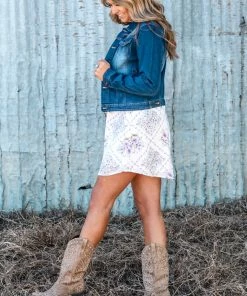 Blue Age Dark Wash Relaxed Fit Denim Jacket