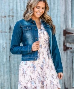 Blue Age Dark Wash Relaxed Fit Denim Jacket