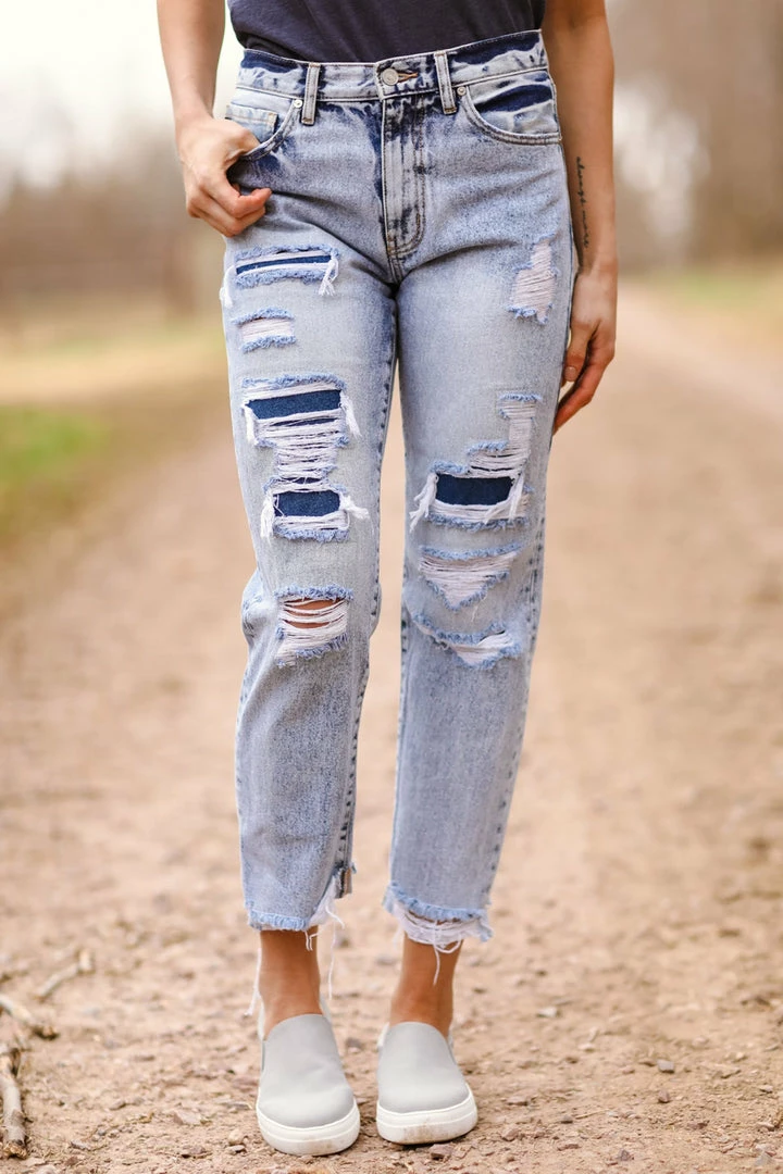 Kancan Bleached High Rise Straight Leg Jeans 3 Kancan Bleached High Rise Straight Leg Jeans